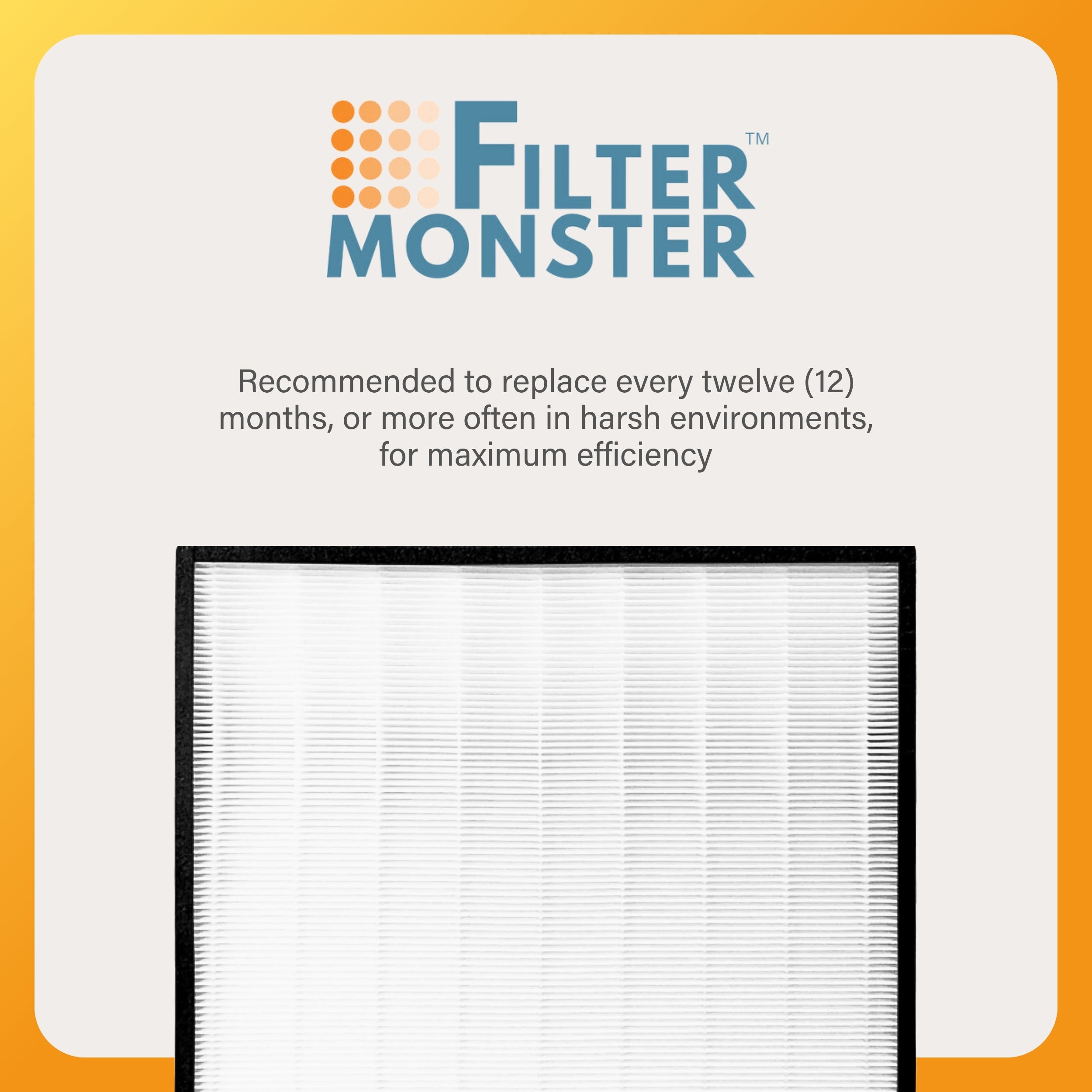 Filter-Monster True HEPA Replacement for Whirlpool 1183050K Filter 1183050G