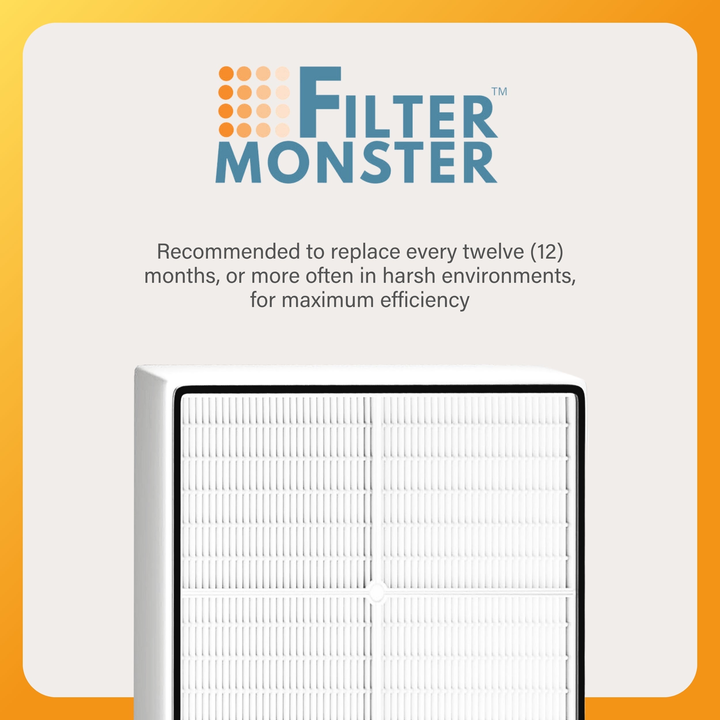 Filter-Monster True HEPA Replacement for Whirlpool 1183051K Filter 1183051 G