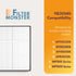 Filter-Monster Replacement HEPA Filter Compatible with Whirlpool 1183054K Filter 1183054G