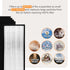 Filter-Monster Replacement for Whirlpool Mini Tower Air Purifier Filter Kit