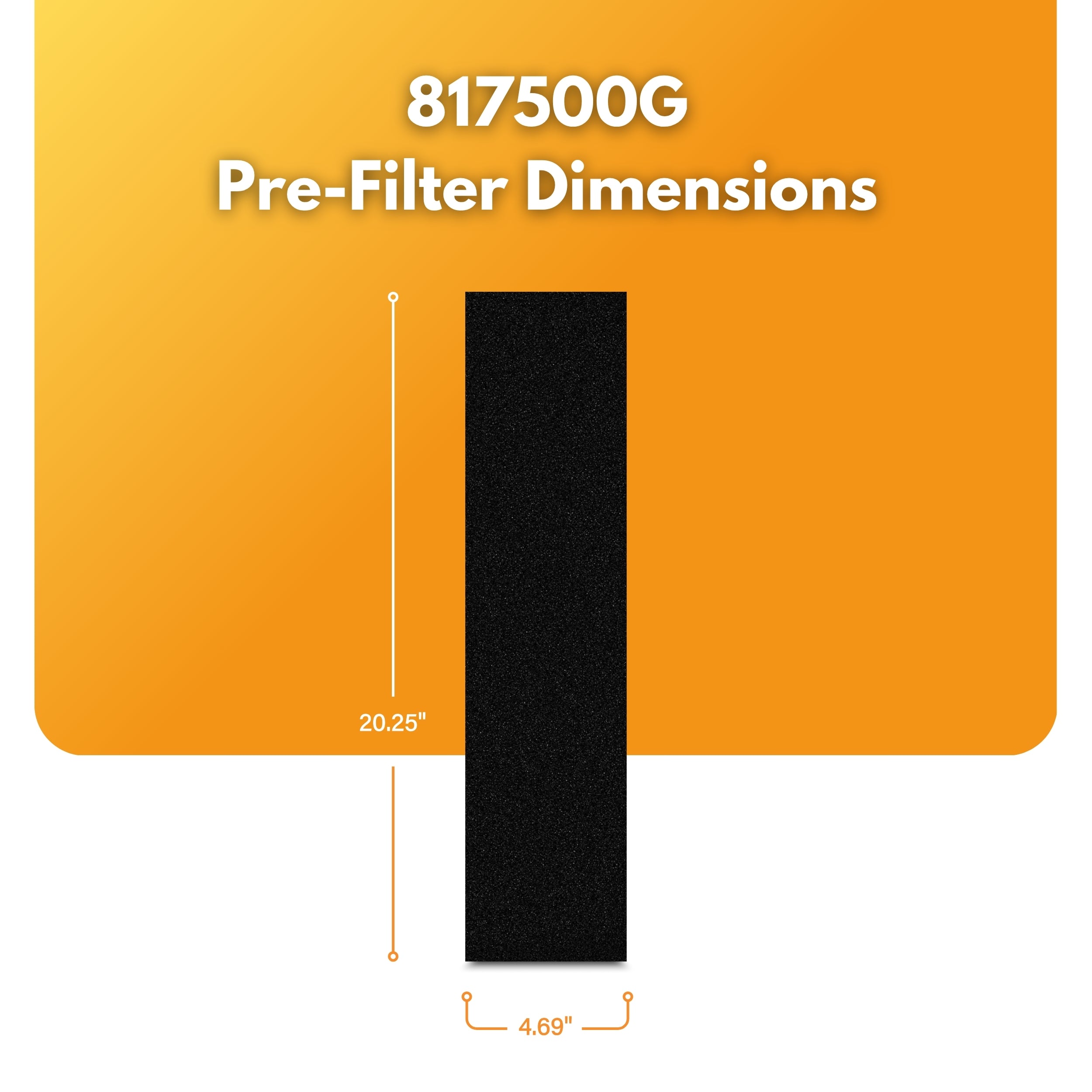 Filter-Monster Carbon Replacement for Whirlpool 817500 Pre-Filter, 4 Pack