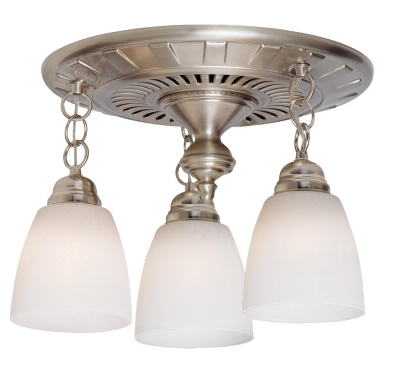 Hunter Garden District 3-Light Bathroom Fan