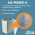 Filter-Monster True HEPA Replacement for Austin Air Healthmate Plus Filter
