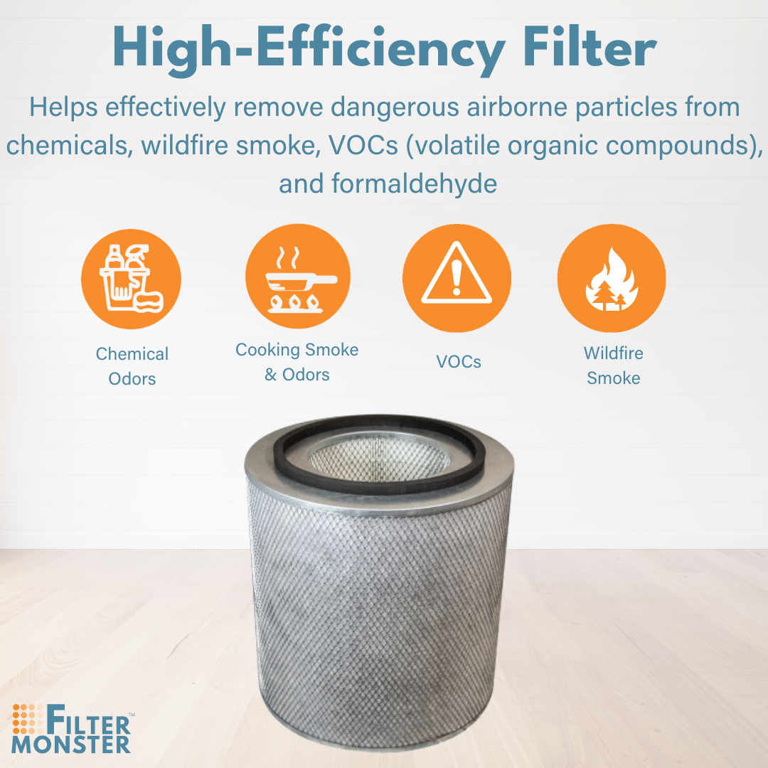Filter-Monster True HEPA Replacement for Austin Air Healthmate Plus Filter