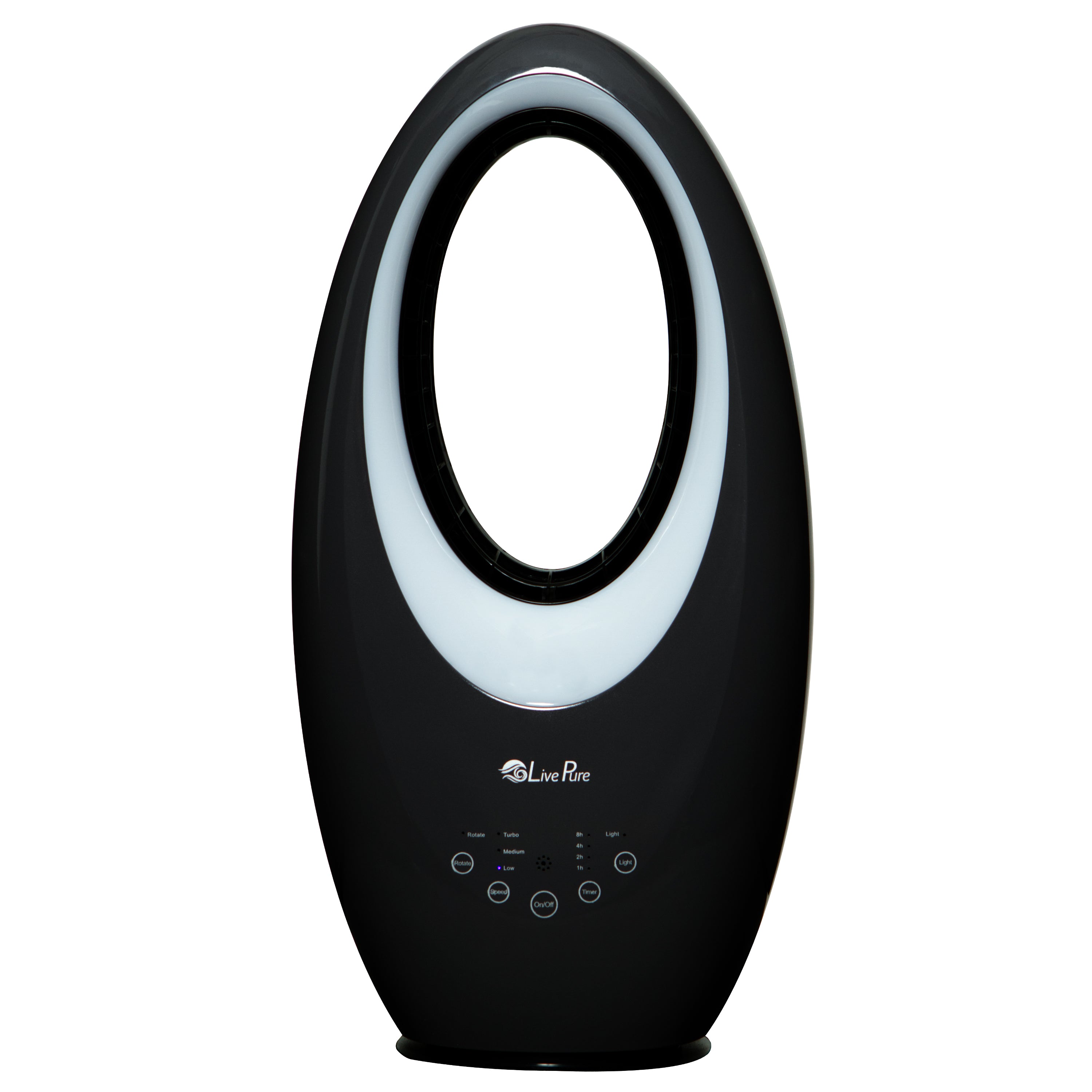 LivePure Bladeless Auto-Duster Oscillating Fan w/FilterLP1700FAP