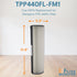 Filter-Monster True HEPA Replacement for Therapure TPP-440FL Filter