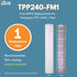 Filter-Monster True HEPA Replacement for Therapure TPP-240FL Filter