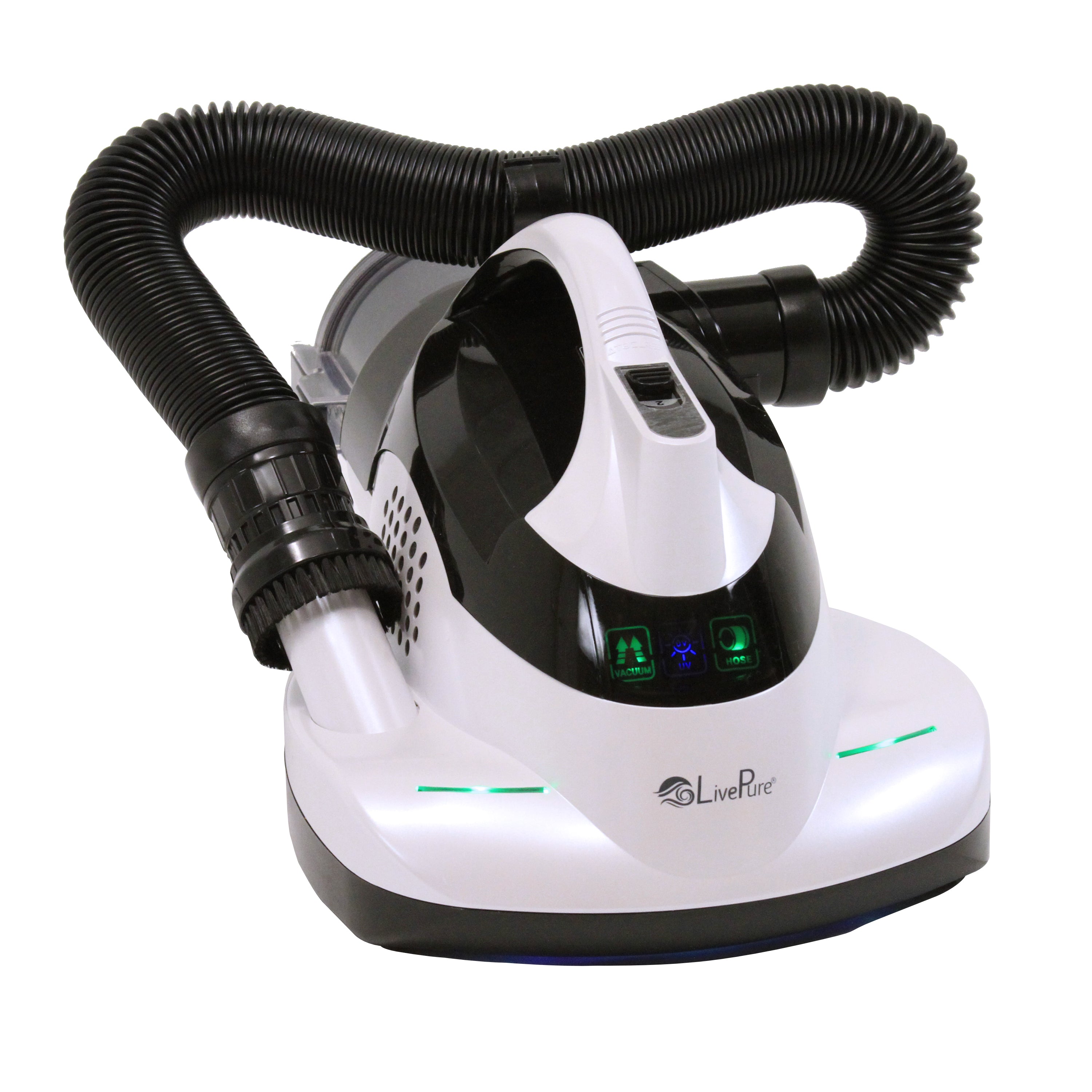 LivePure Ultramite UVC Dust Mite HEPA Vacuum & Fabric Sanitizer LP5000DMVC