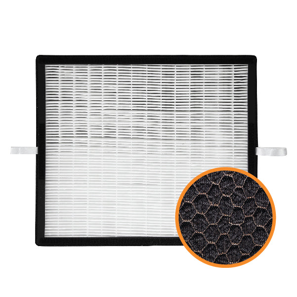 Filter-Monster True HEPA Replacement for Alen HEPA-Silver FF50-Silver-Carbon Filter