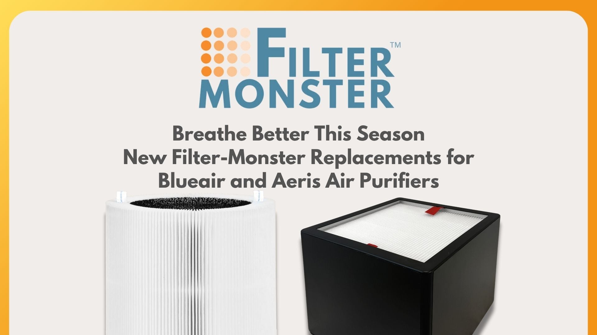 New Filter-Monster Replacements for Blueair and Aeris Air Purifiers