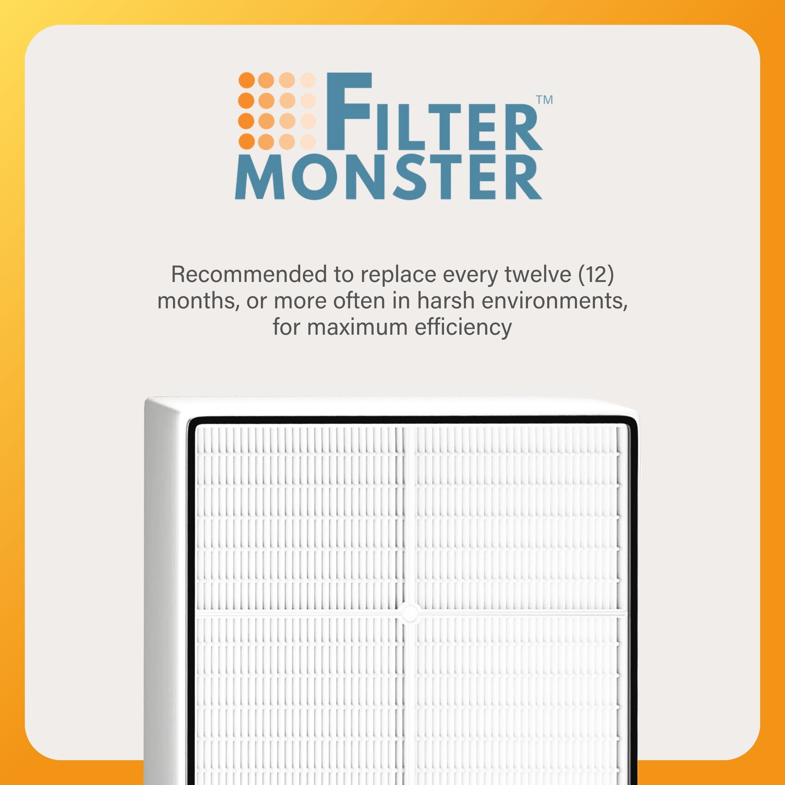 Filter-Monster Replacement HEPA Filter Compatible with Whirlpool 1183054K Filter 1183054G