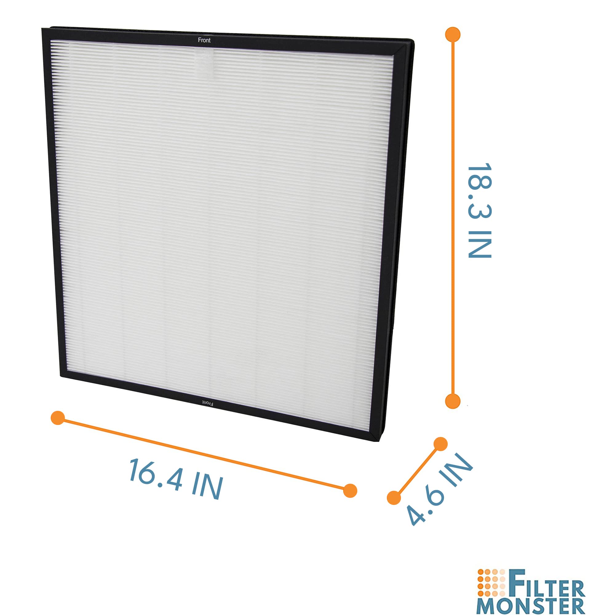 Filter-Monster True HEPA Replacement for Rabbit Air MinusA2 Filter Kit