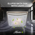 Hunter Ellipse Bathroom Ventilation Fan with Light