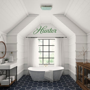 Hunter Ellipse 100 CFM Ceiling Exhaust Bath Fan with Light and Night Light