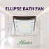 Hunter Ellipse Bathroom Ventilation Fan with Light