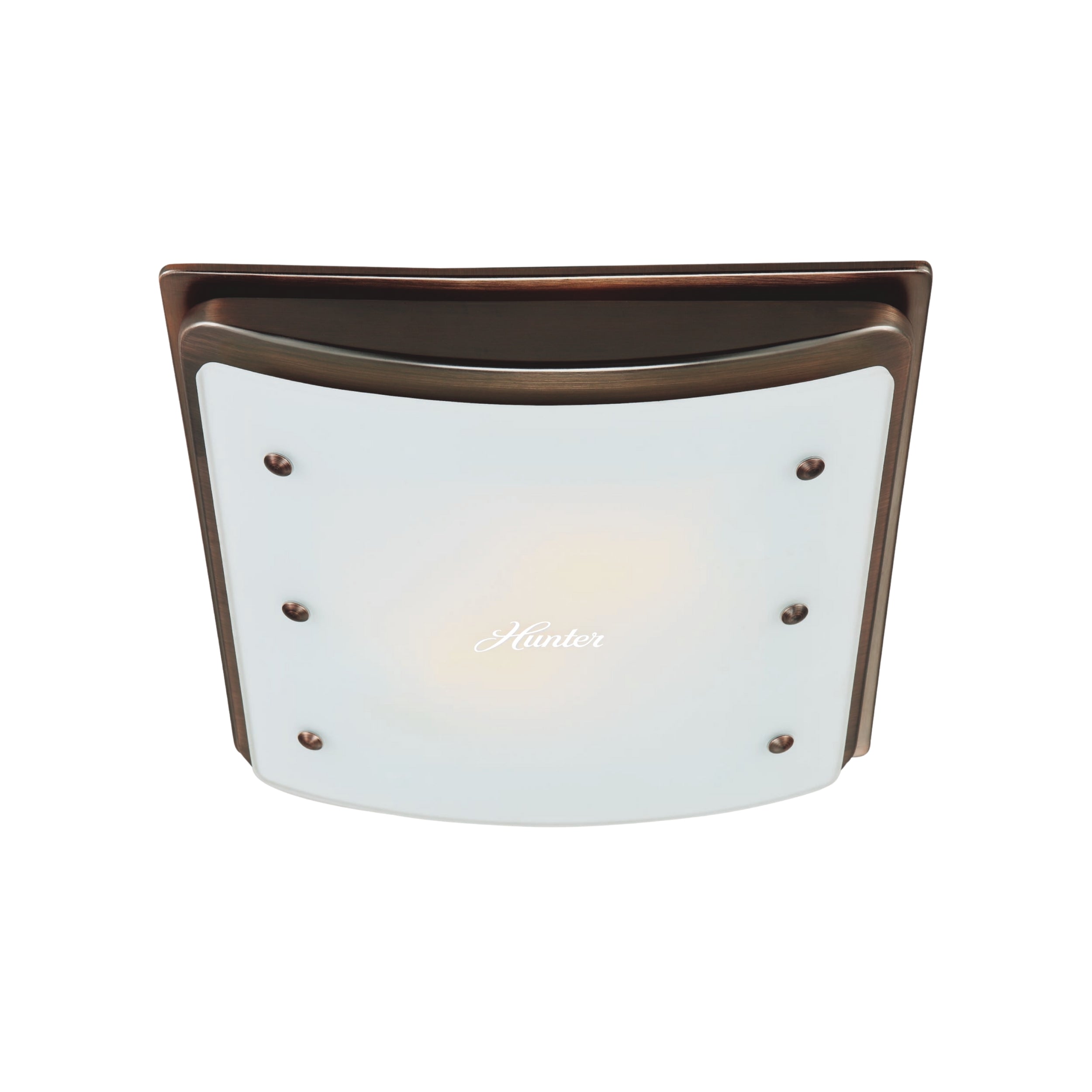 Hunter Ellipse 100 CFM Ceiling Exhaust Bath Fan with Light and Night Light