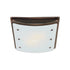 Hunter Ellipse 100 CFM Ceiling Exhaust Bath Fan with Light and Night Light