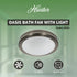 Hunter Oasis Bathroom Ventilation Fan with Light