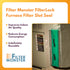 AllergyZone By Filter Monster FilterLock Furnace Filter Slot Seal, 2 Pack AZ-FL