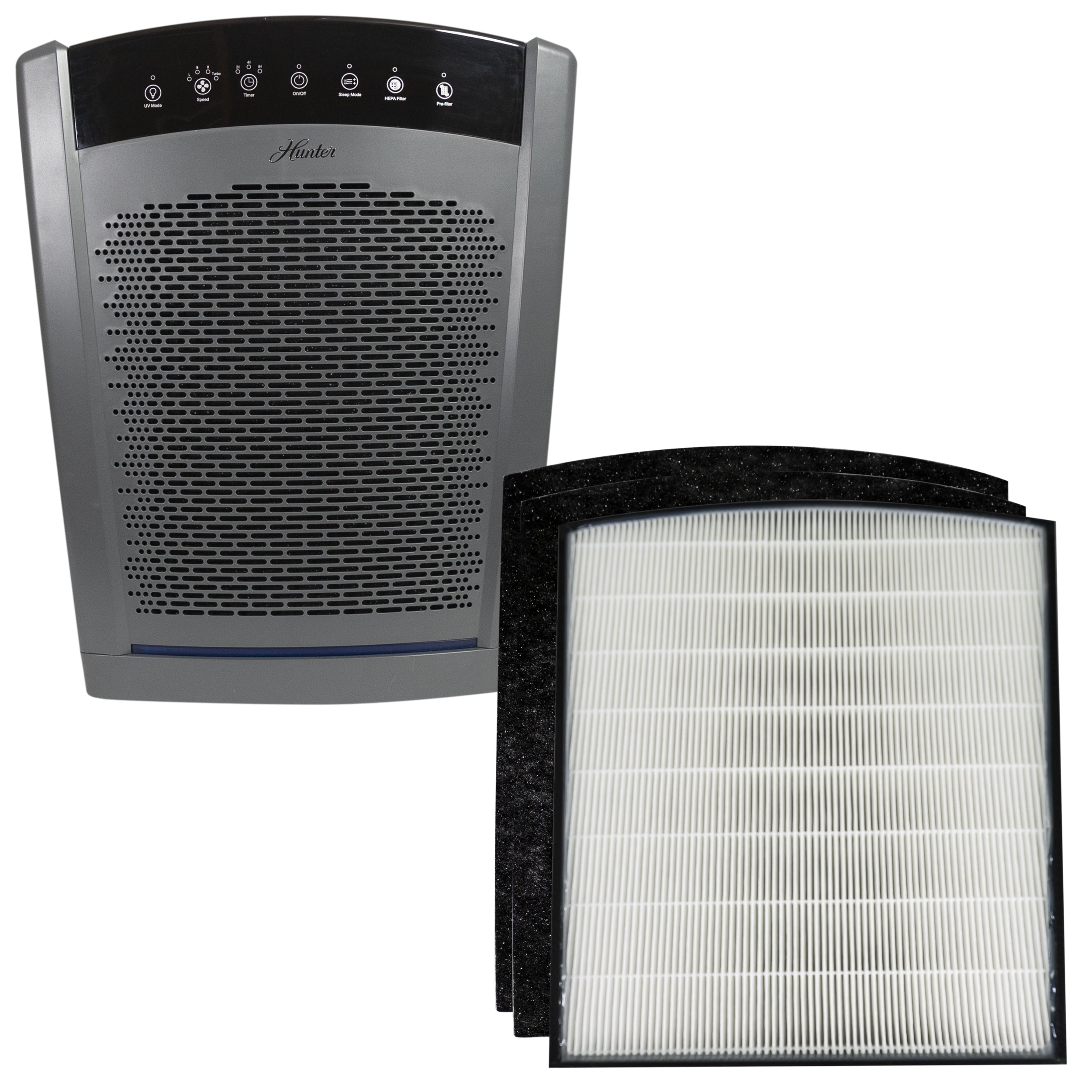 Hunter HP850UV Large UVC Multi-Room Console Air Purifier