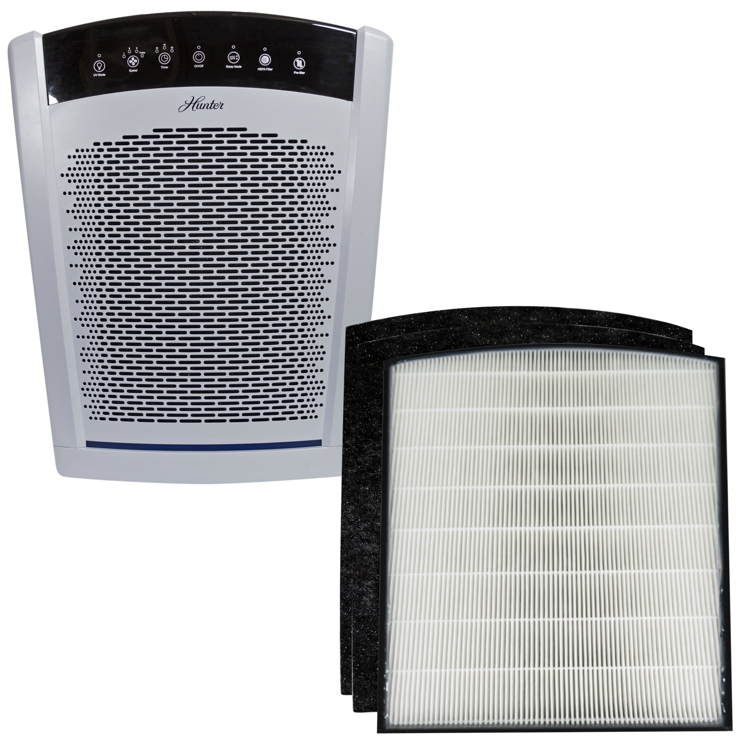 Hunter HP850UV Large UVC Multi-Room Console Air Purifier