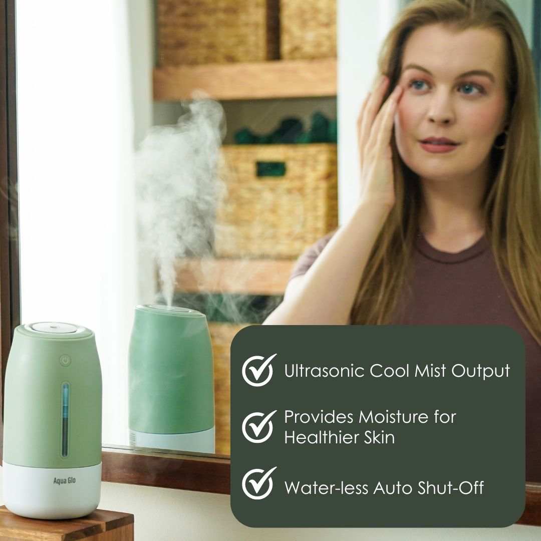 Aqua Glo Portable Cool Mist Facial Humidifier AG250HUM