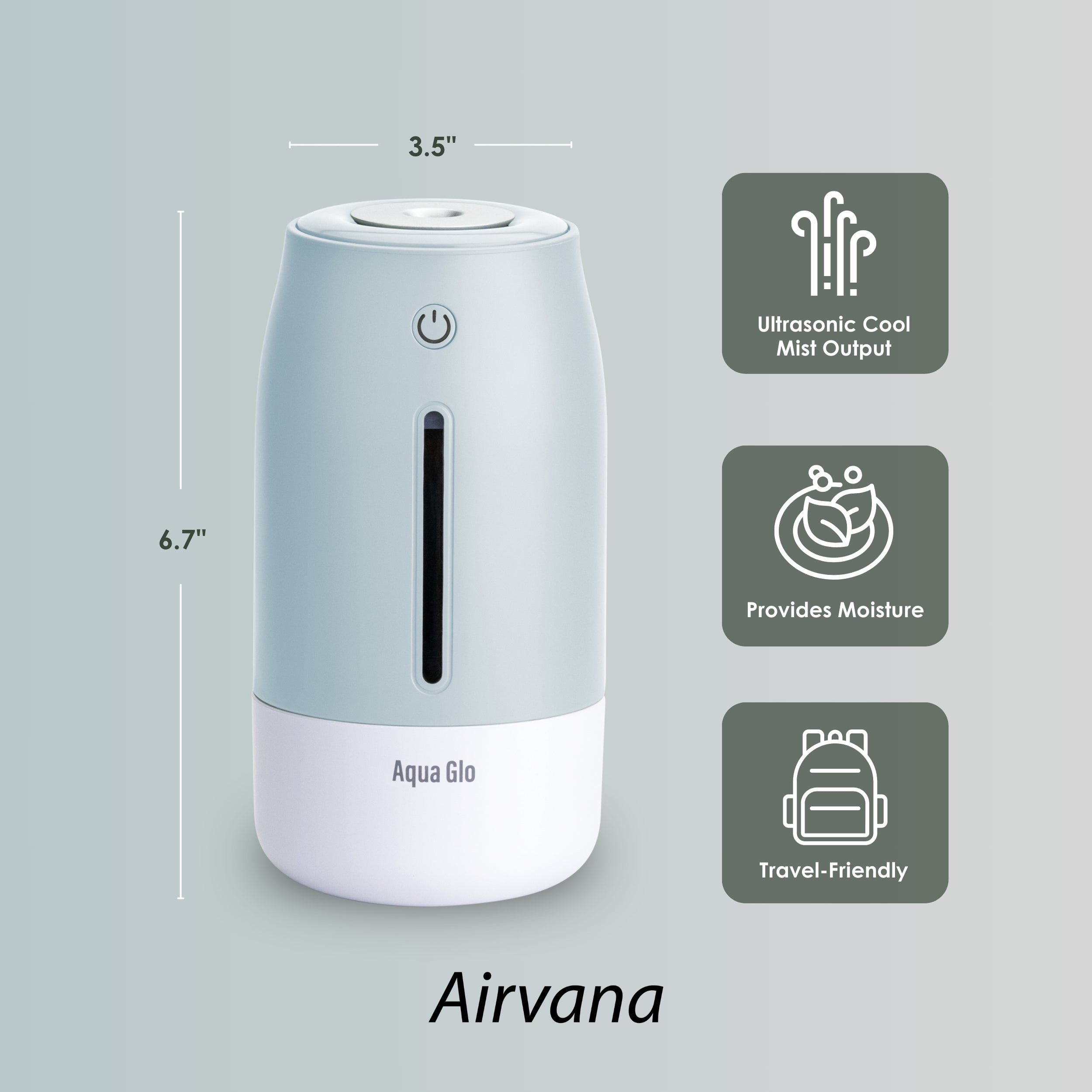 Aqua Glo Portable Cool Mist Facial Humidifier AG260HUM