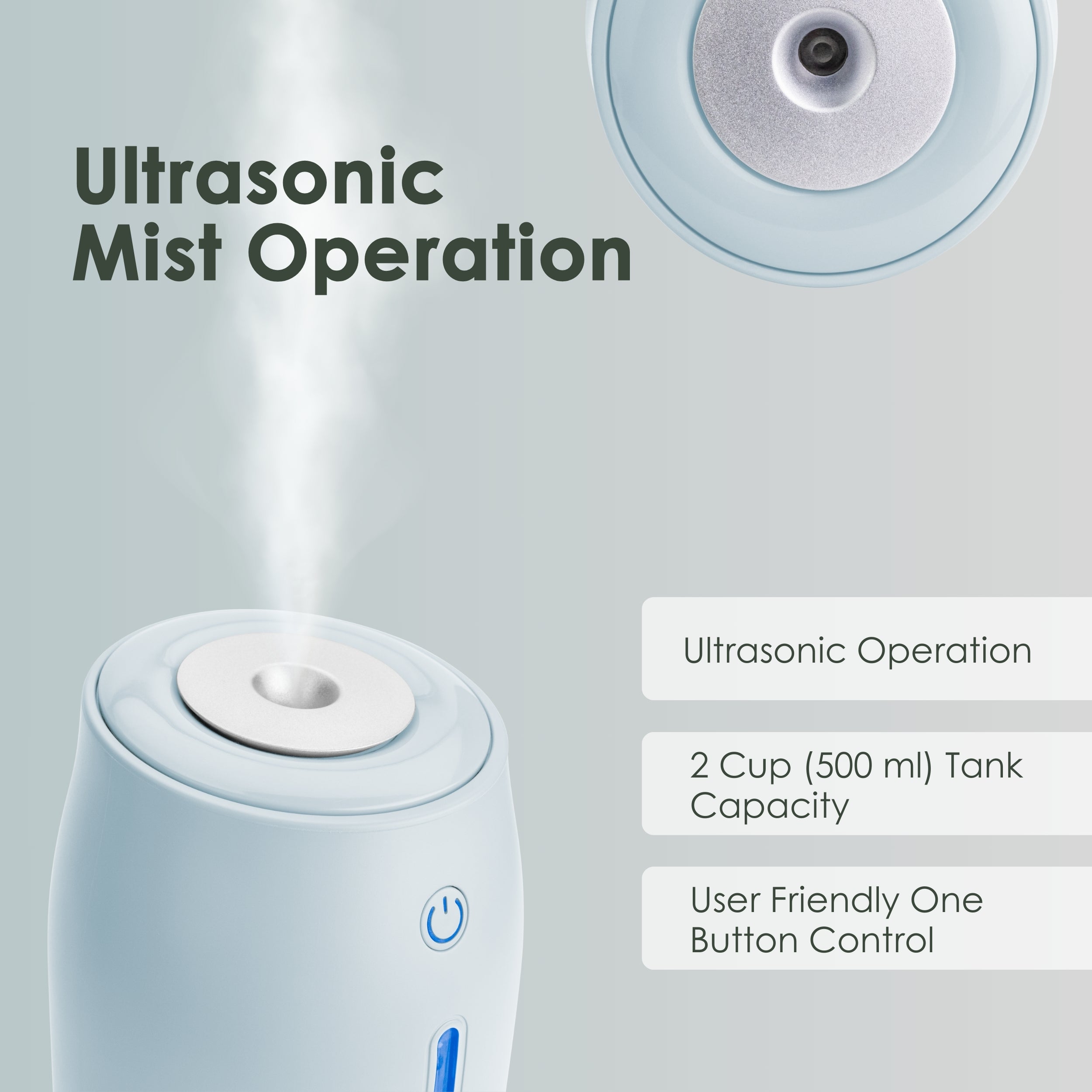 Aqua Glo Portable Cool Mist Facial Humidifier AG260HUM