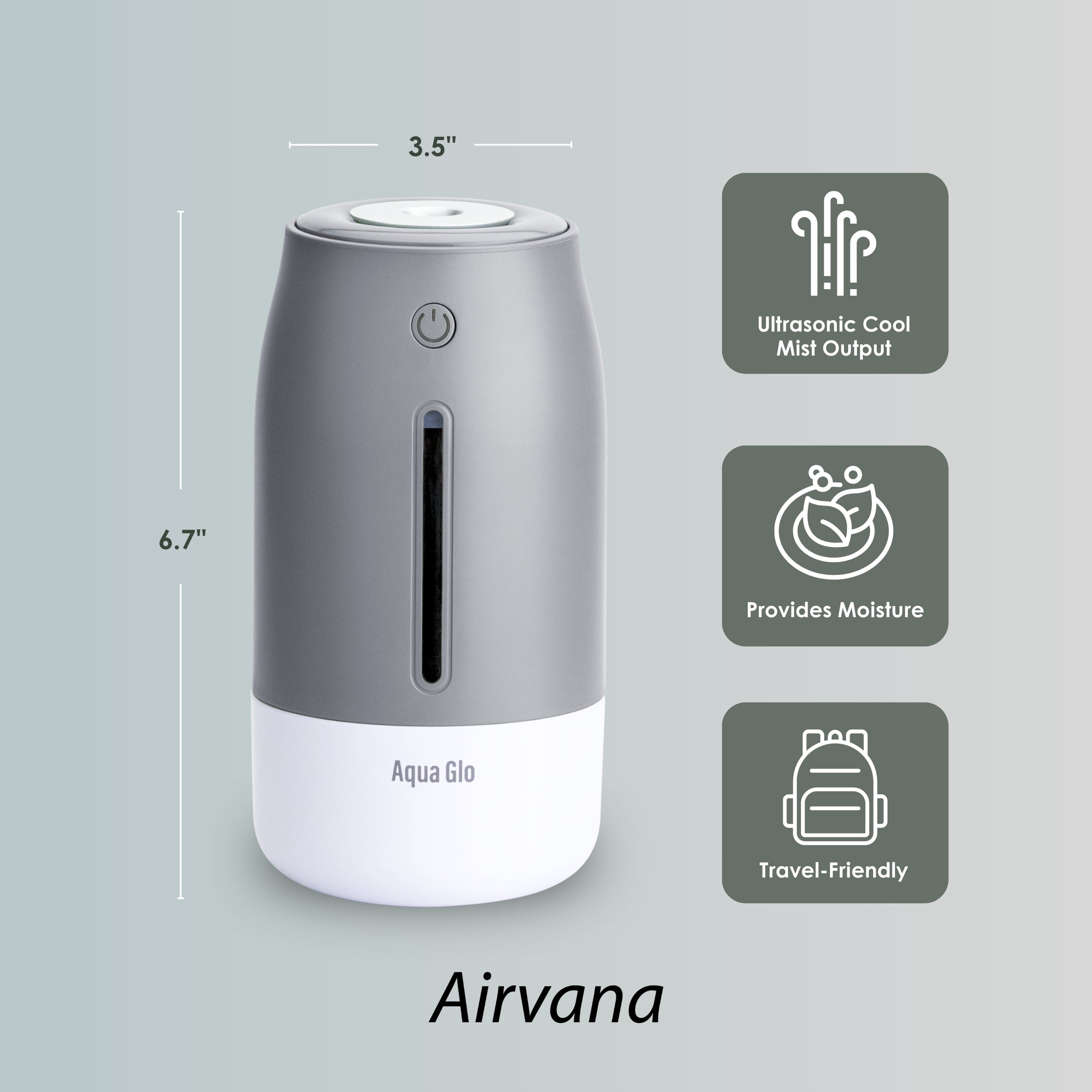 Aqua Glo Portable Cool Mist Facial Humidifier AG260HUM