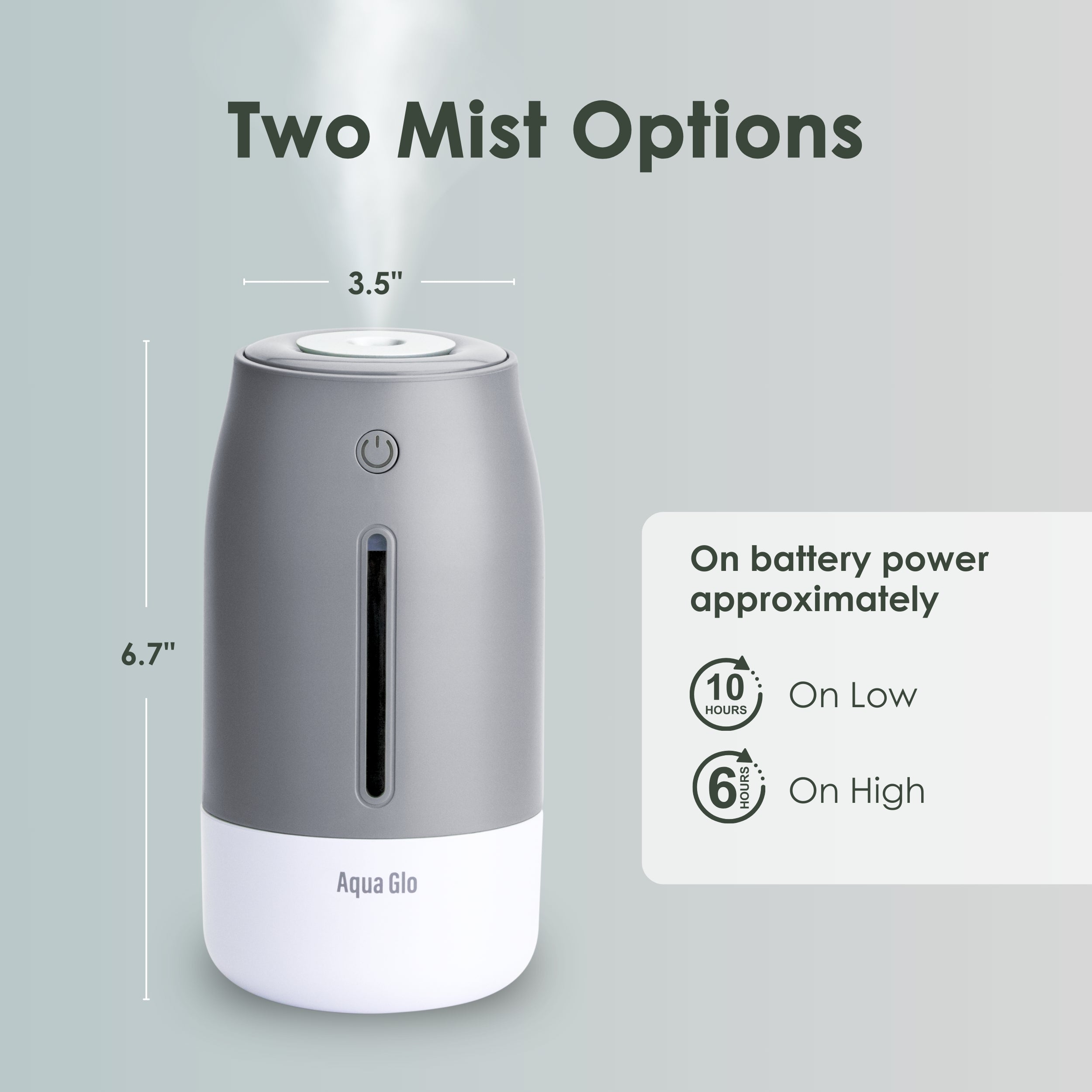 Aqua Glo Portable Cool Mist Facial Humidifier AG260HUM