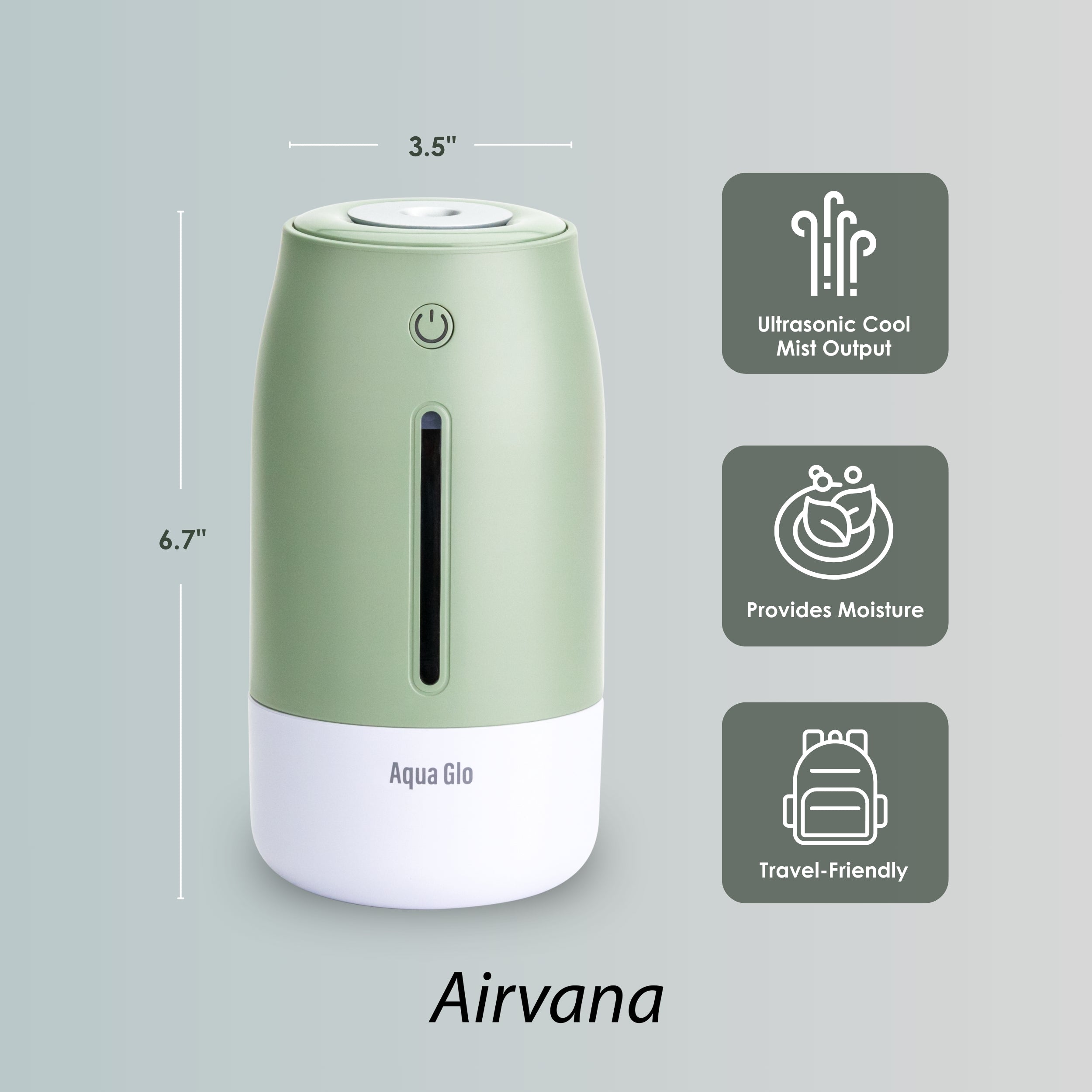 Aqua Glo Portable Cool Mist Facial Humidifier AG260HUM