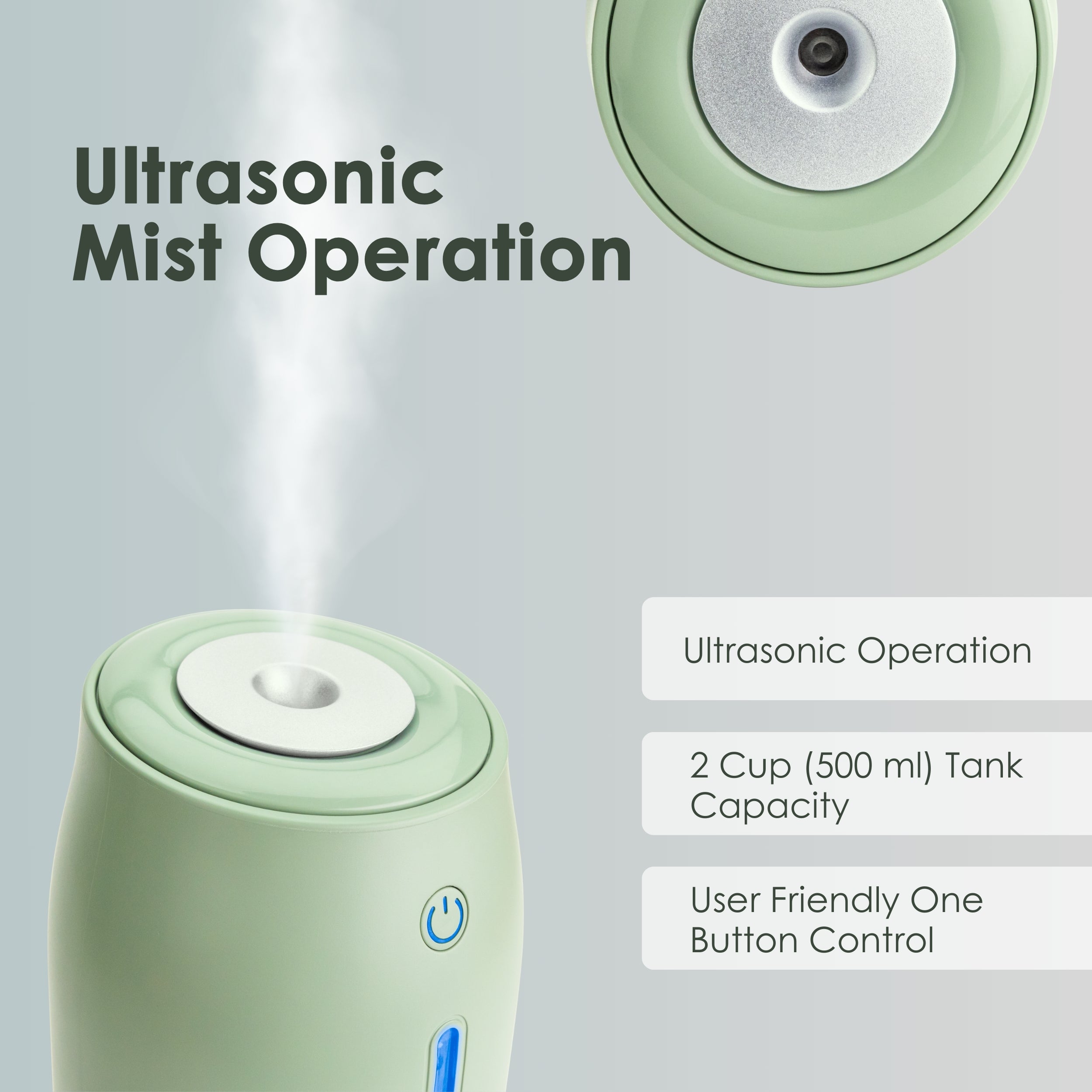 Aqua Glo Portable Cool Mist Facial Humidifier AG260HUM