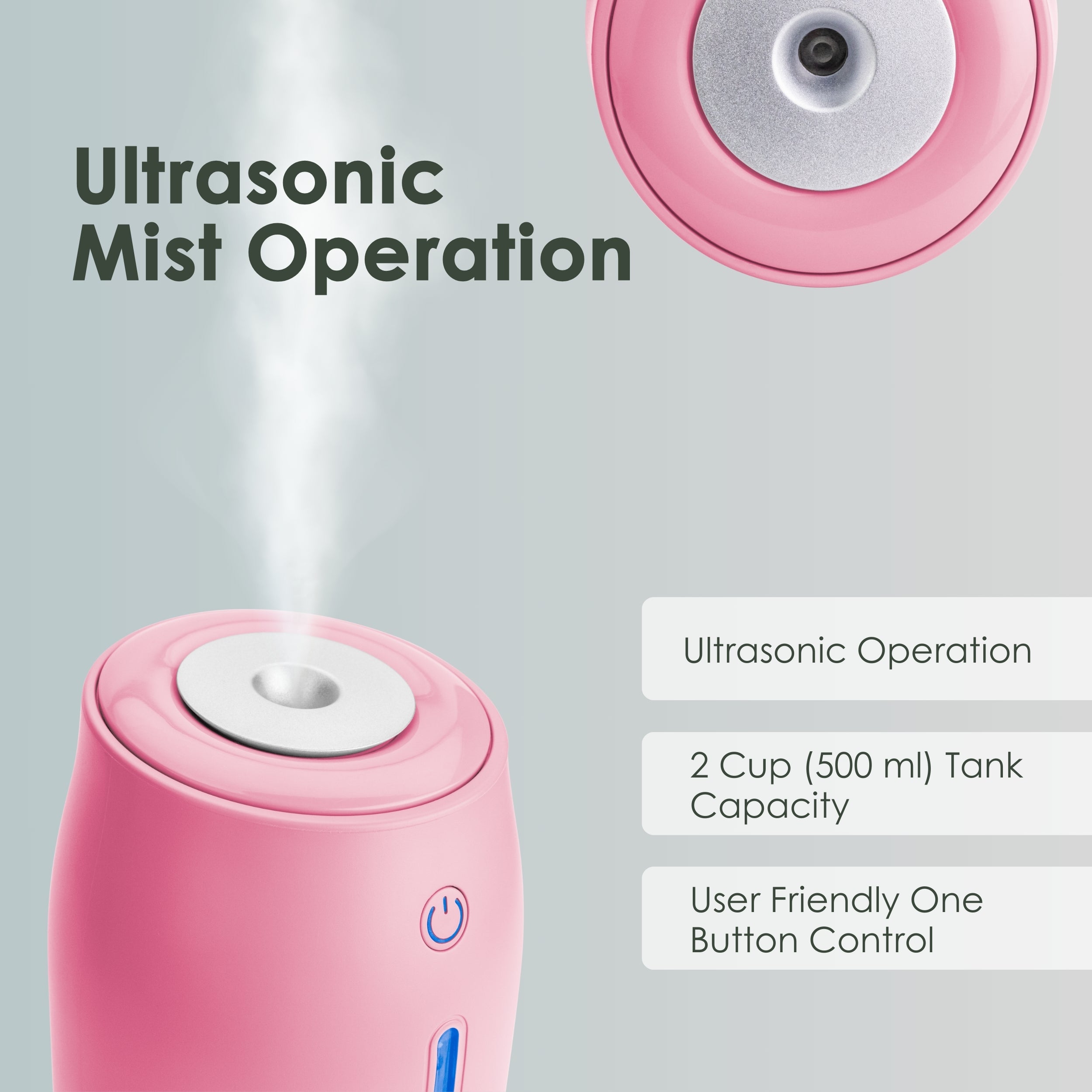 Aqua Glo Portable Cool Mist Facial Humidifier AG260HUM