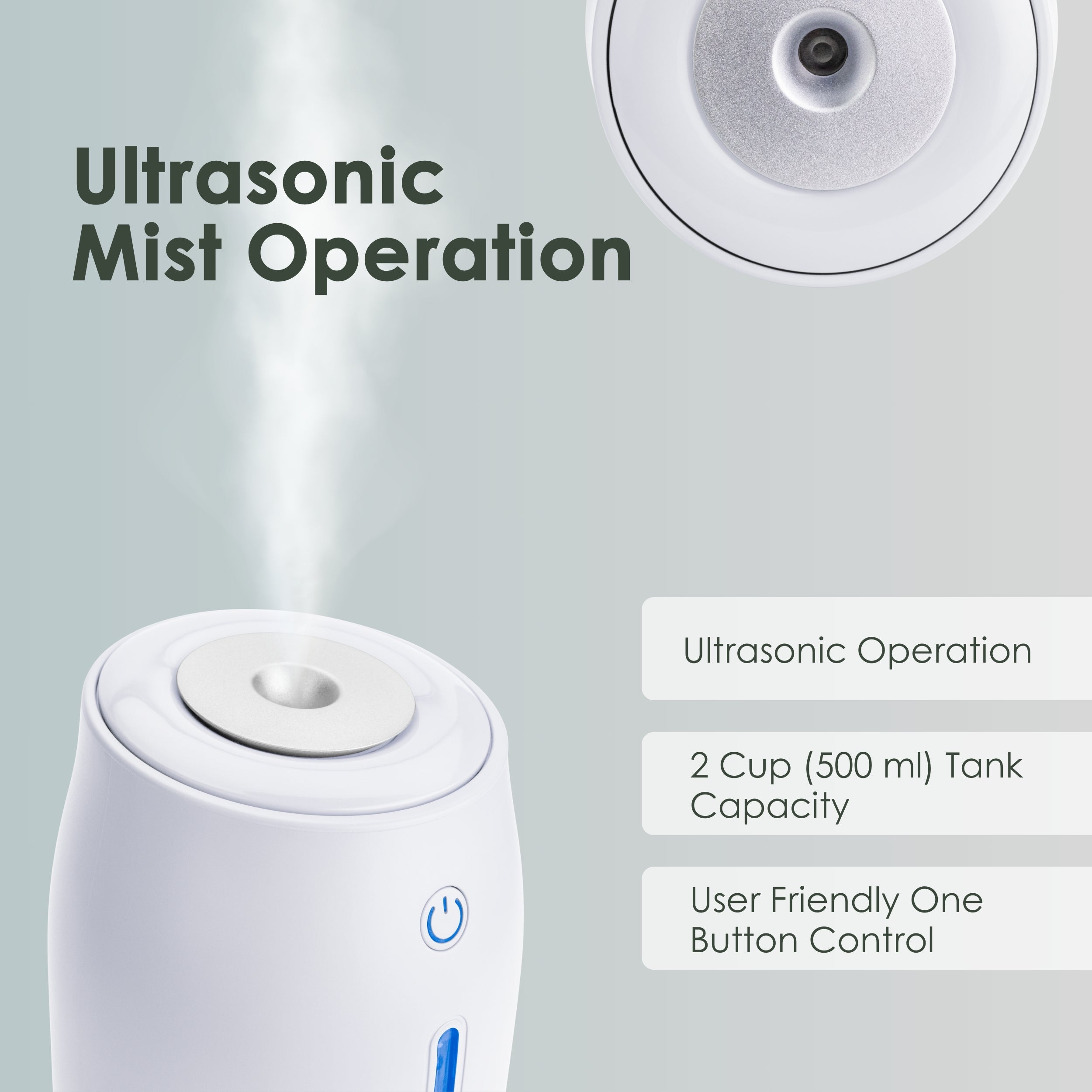 Aqua Glo Portable Cool Mist Facial Humidifier AG260HUM