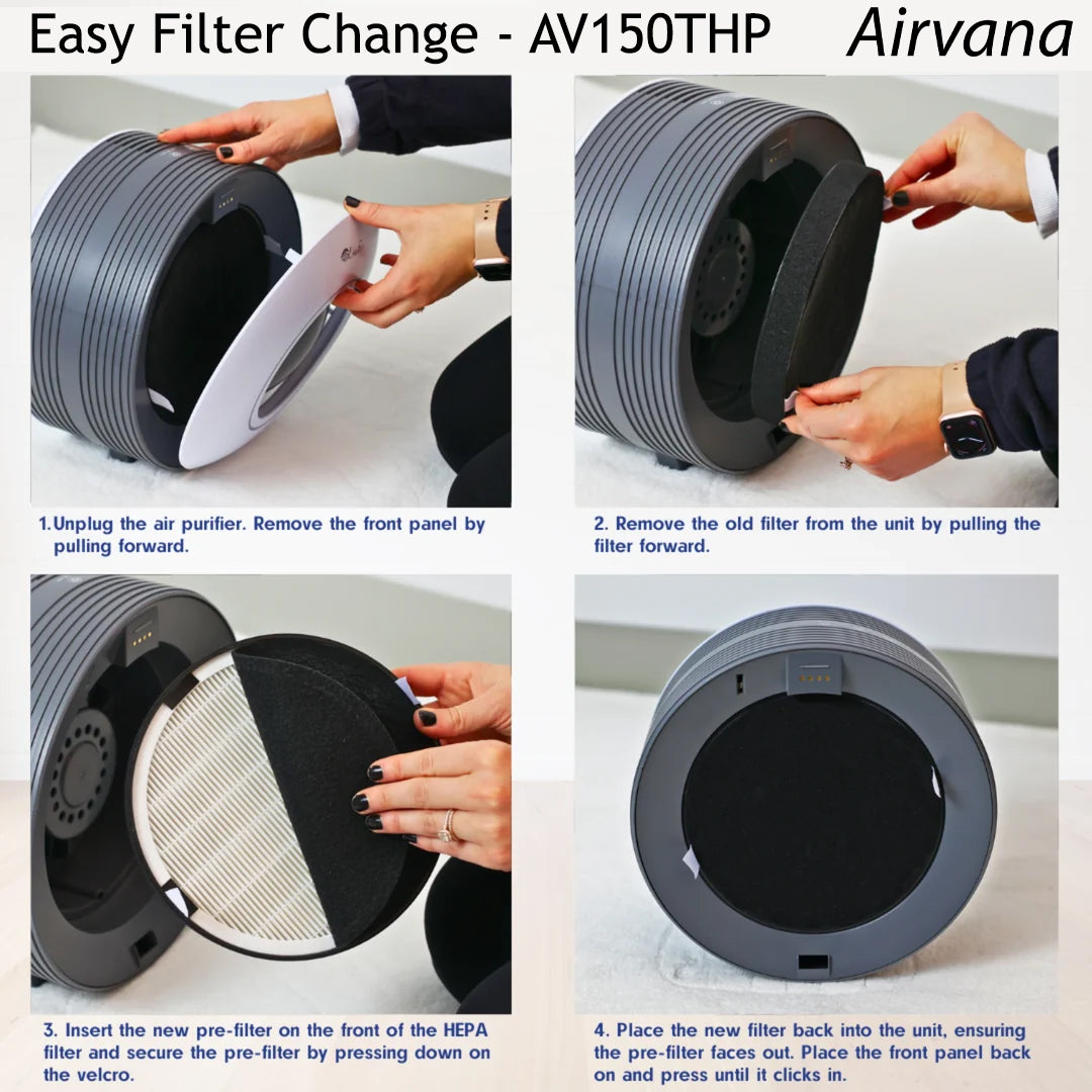 Airvana True HEPA Tabletop Air Purifier AV150AP