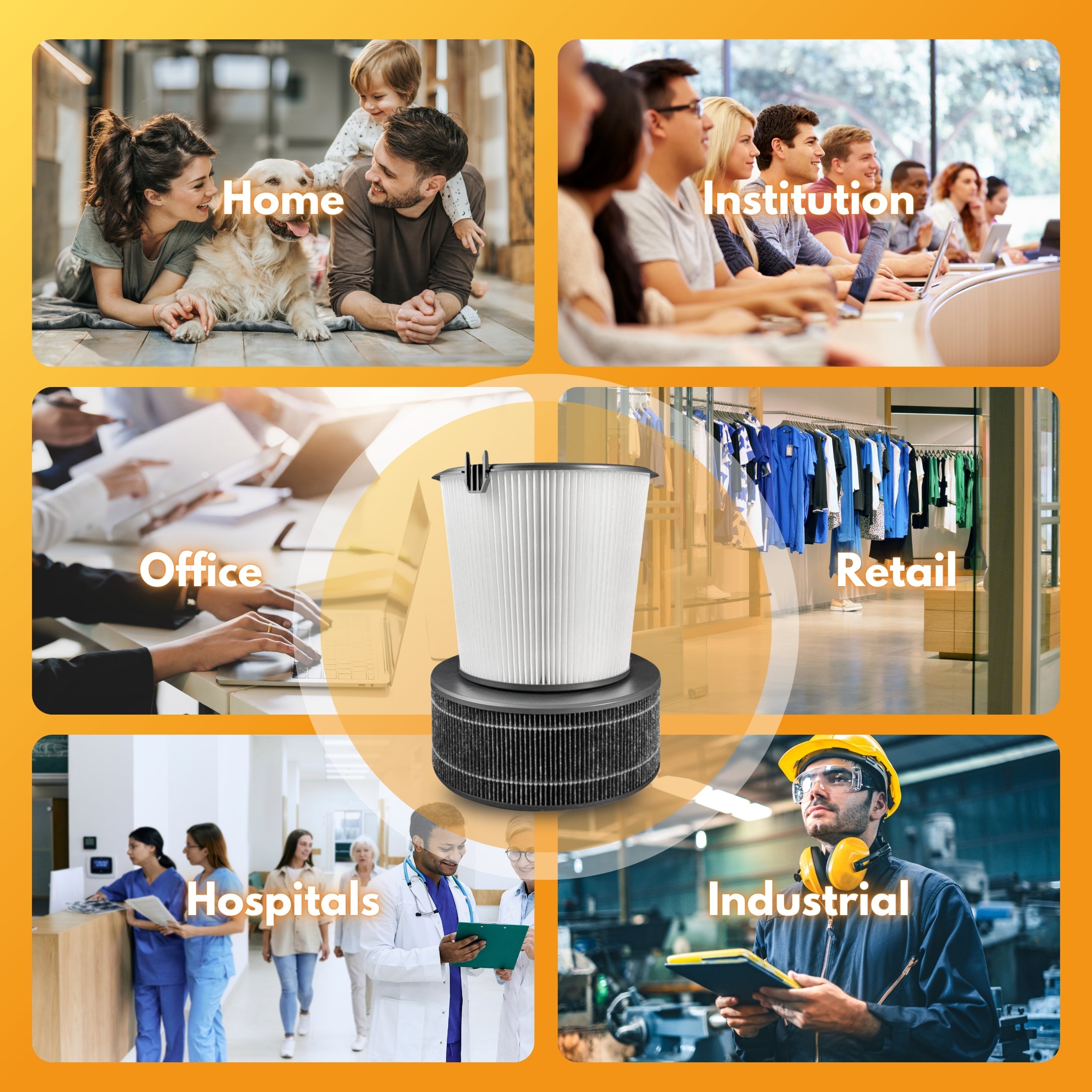 Filter-Monster Replacement H13 HEPA + Pre-Filter Kit Compatible With Aeris Aair Lite Air Purifier