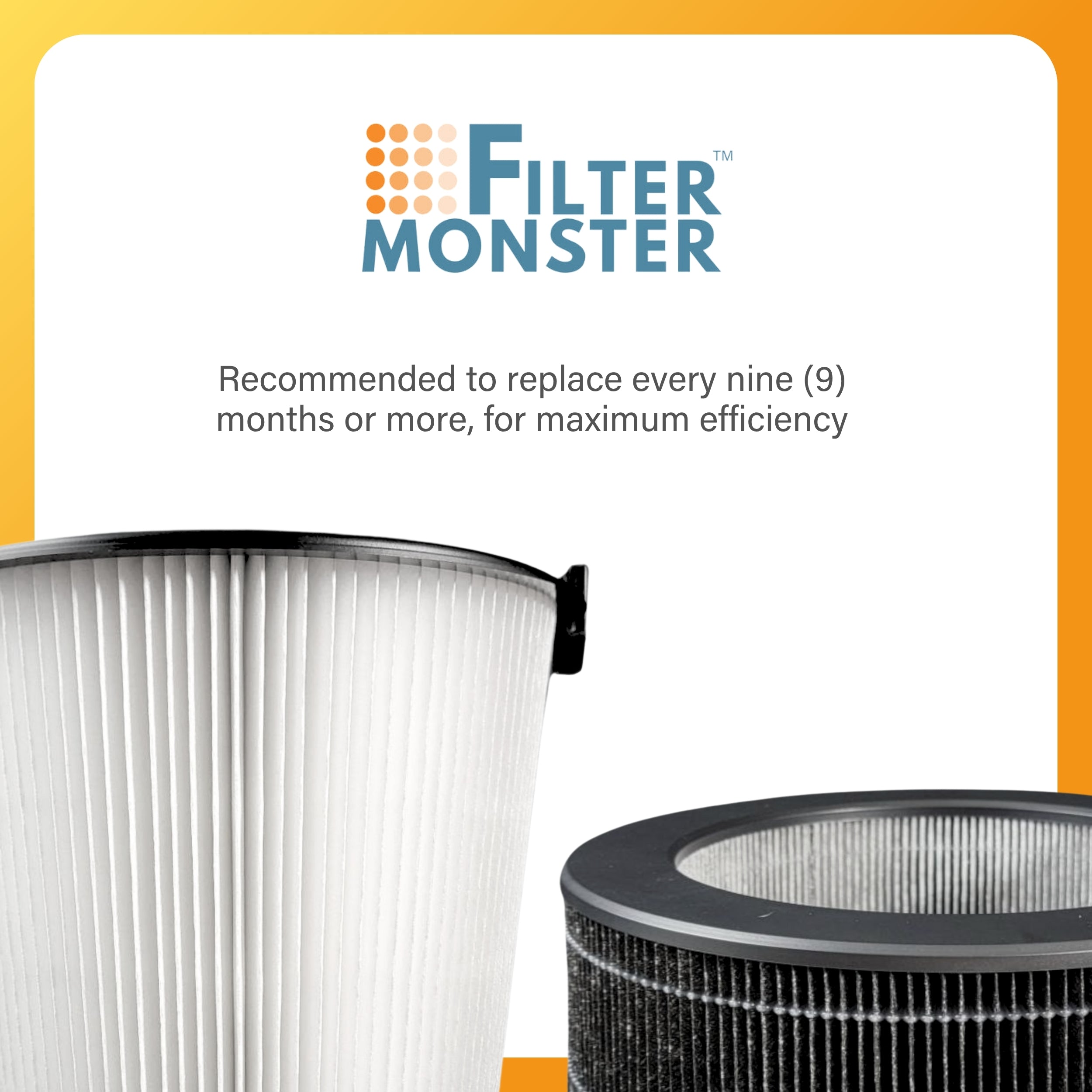 Filter-Monster Replacement H13 HEPA + Pre-Filter Kit Compatible With Aeris Aair Lite Air Purifier