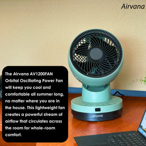 Orbital Oscillating Power Fan W/ Remote AV1200FAN