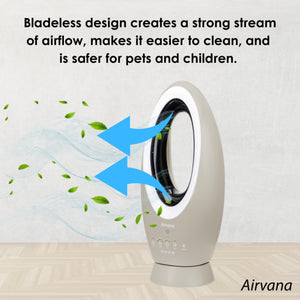 Airvana Bladeless Rechargeable Indoor/Outdoor Fan