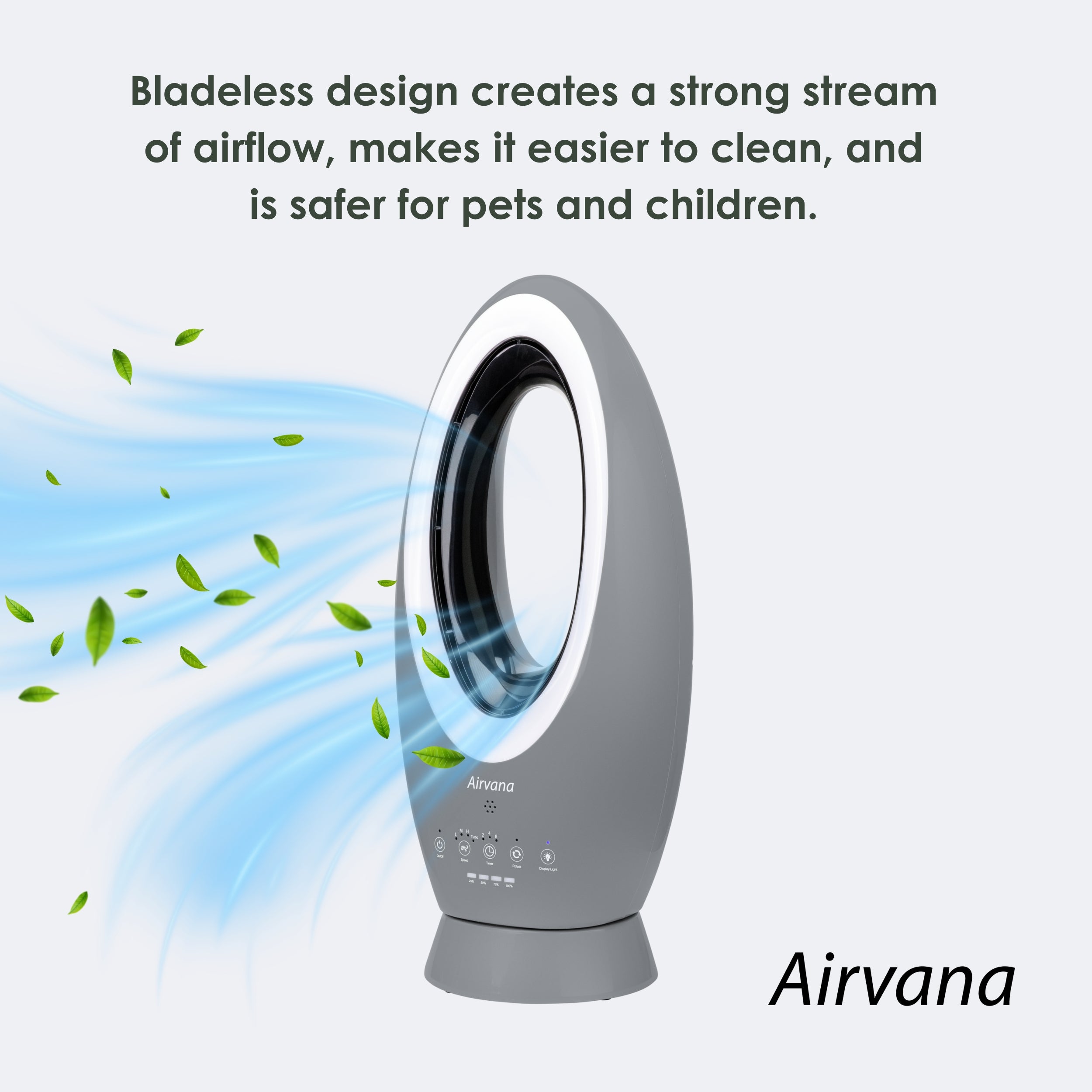 Airvana Bladeless Rechargeable Indoor/Outdoor Fan AV1880FAN