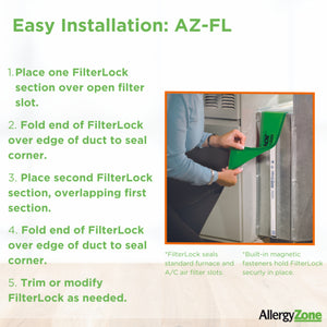 AllergyZone FilterLock Furnace Filter Slot Seal