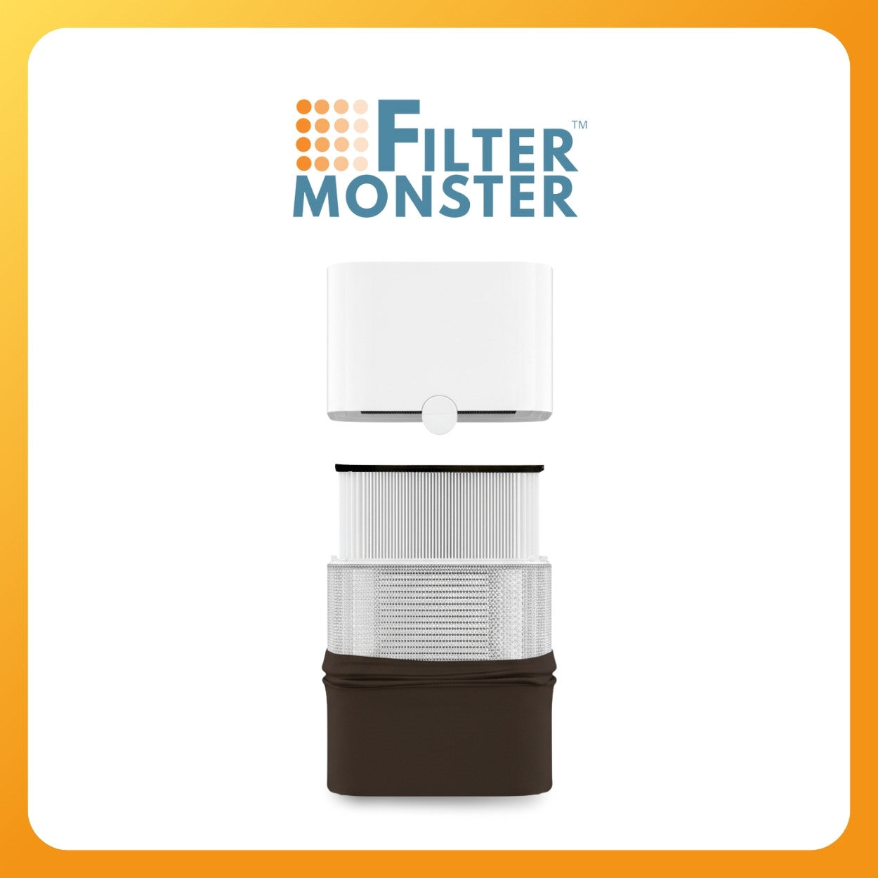 Filter-Monster HEPA Filter Replacement Compatible with Blueair Blue Pure 211+ Air Purifier