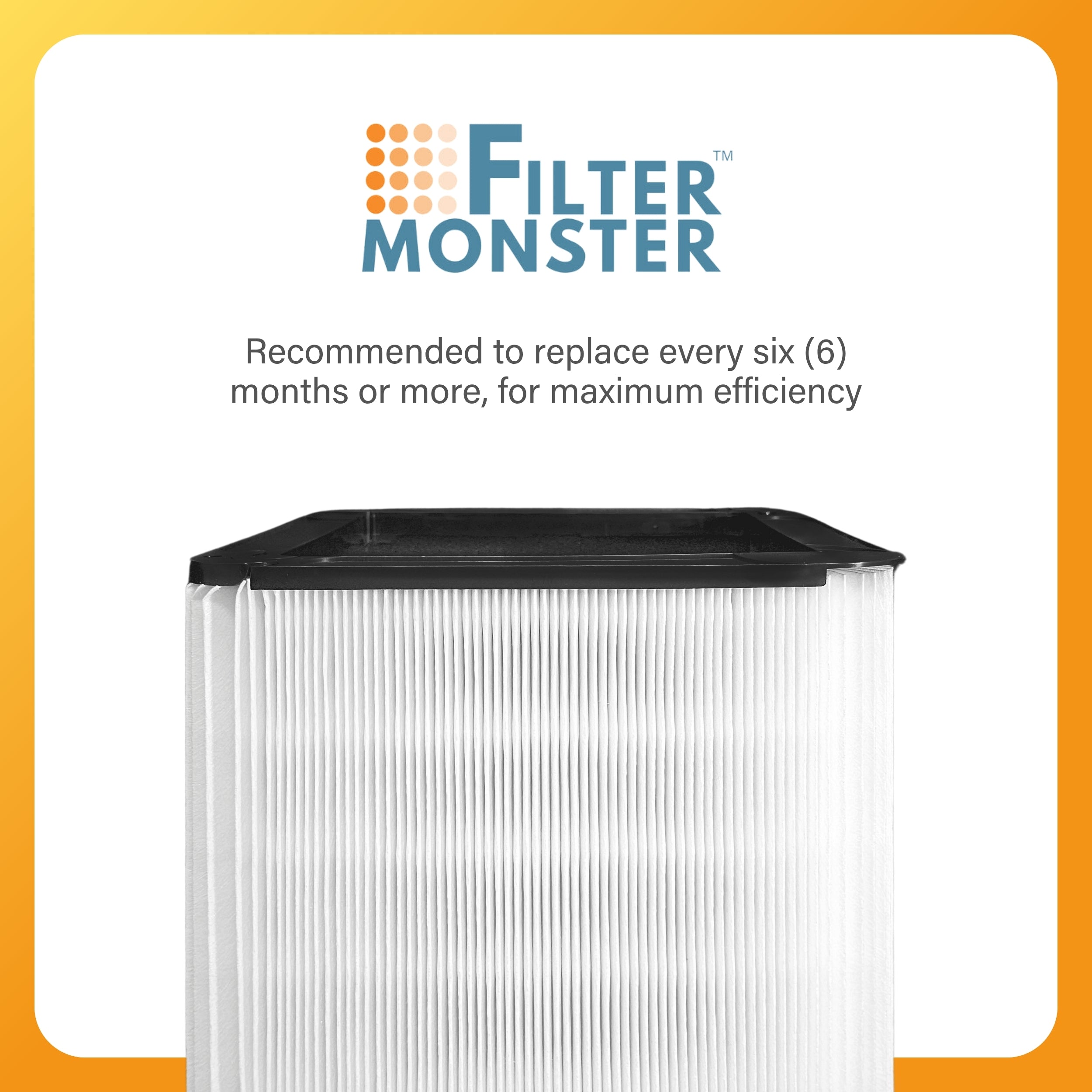 Filter-Monster HEPA Filter Replacement Compatible with Blueair Blue Pure 211+ Air Purifier
