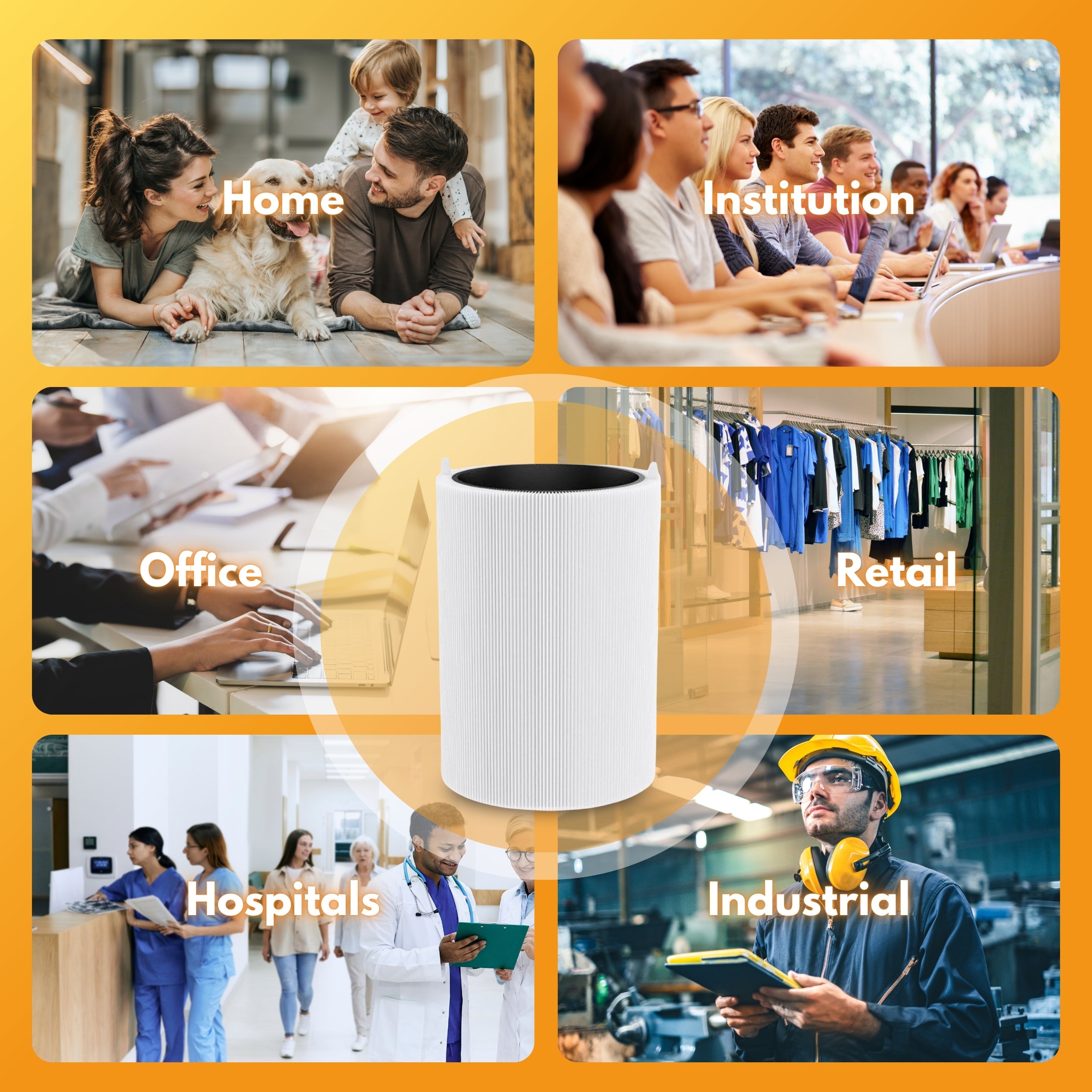 Filter-Monster HEPA Filter Replacement Compatible with Blueair Blue Pure 311 Auto Air Purifier