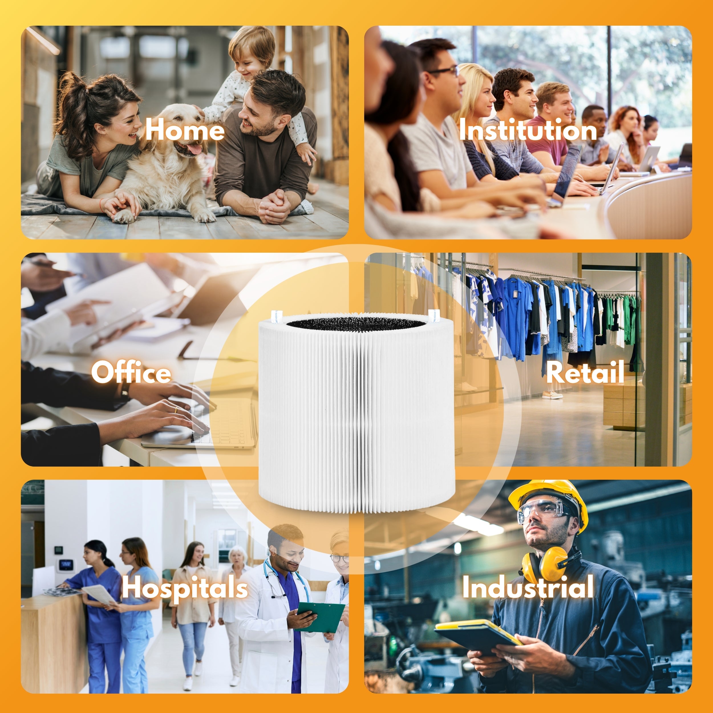Filter-Monster HEPA Filter Replacement Compatible with Blueair Blue Pure 311i MAX Air Purifier