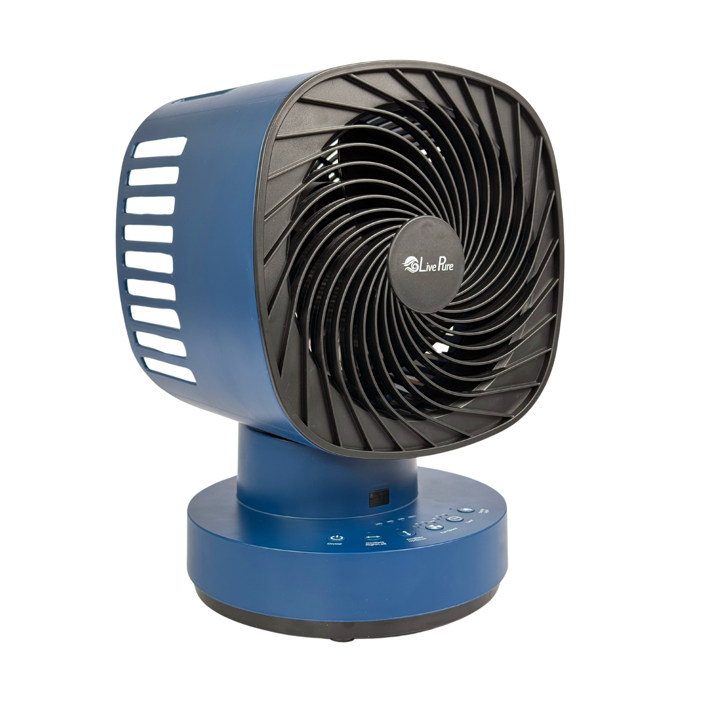 Rechargeable 4 Speed Orbital Dual Oscillating Fan with Remote
