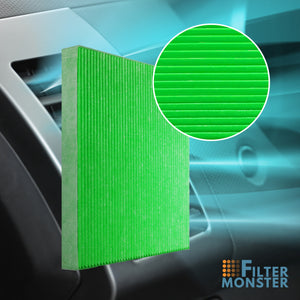 Filter-Monster Cabin Air Filter- Compatible With Select Jaguar, Lexus, Scion, Toyota, Land Rover Pontiac, & Subaru Models