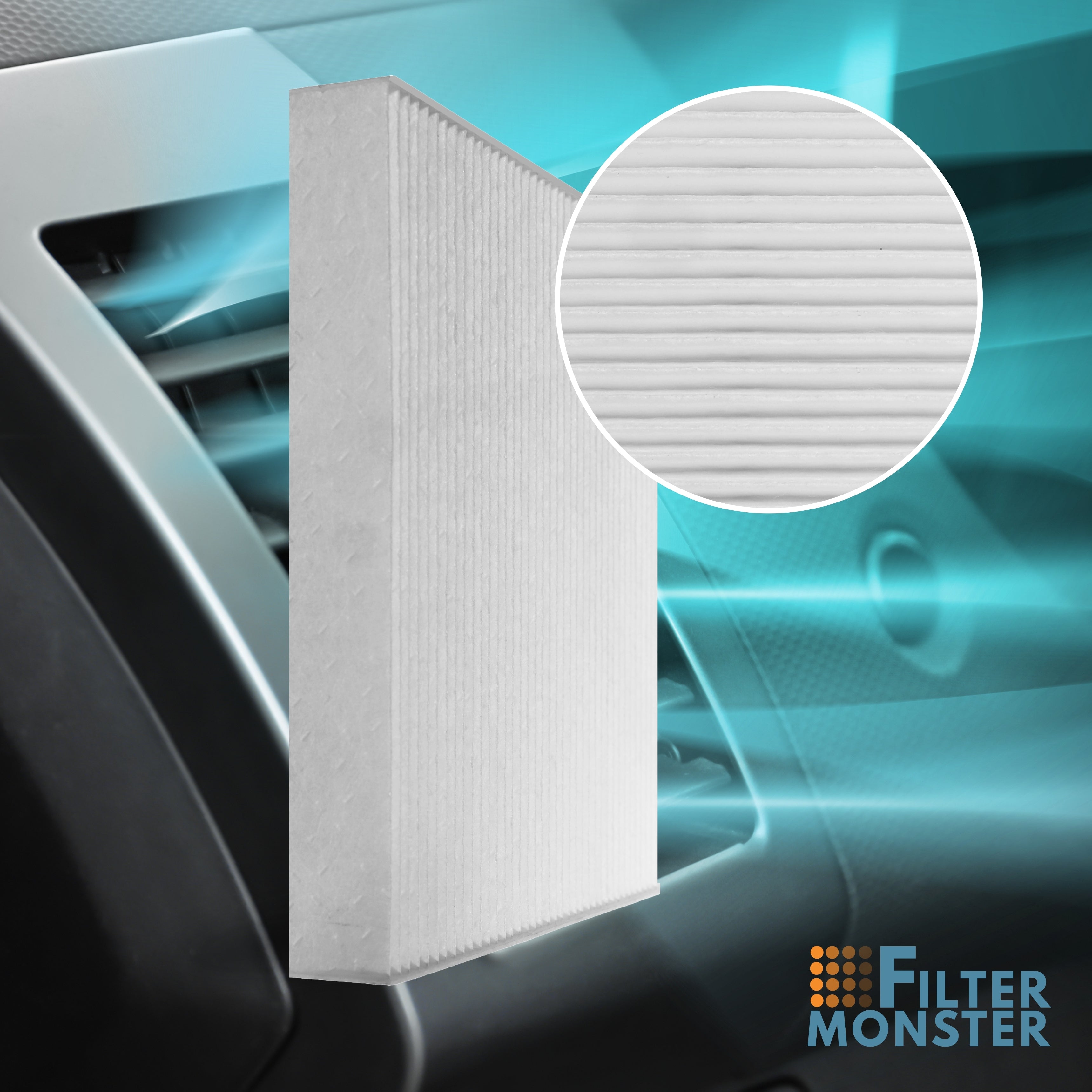 Filter-Monster Cabin Air Filter- Compatible with  Acura Integra, MDX, RDX, TLX and Honda Accord, CR-V, CR-Z, Civic, Clarity, Fit, HR-V, Insight, Odyssey
