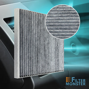 Filter-Monster Cabin Air Filter- Compatible With Select Buick, Cadillac, Chevrolet, GMC Models