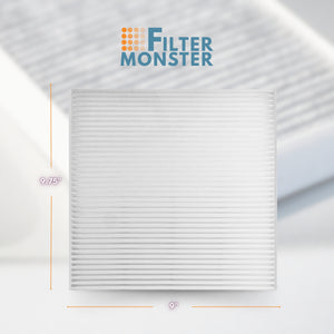 Filter-Monster Cabin Air Filter- Compatible with  Cadillac Escalade,  Chevrolet  Silverado, Suburban, Tahoe, and GMC Sierra, Yukon